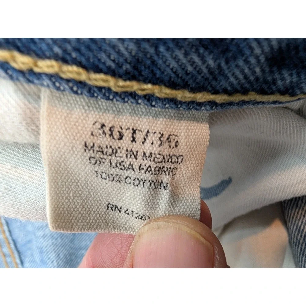 Polo Ralph Lauren Jeans Men's 36Tx30 Blue‎ Classic Straight Denim Casual Pants